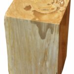 petrified wood cube stool accent table tuscan furniture block pottery barn jamie oak bedside cabinets outdoor folding metal target beach decor lamps sofa and coffee large tables 150x150
