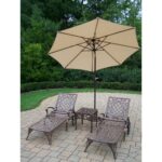 piece aluminum outdoor chaise lounge set with beige umbrella lounges threshold accent table large lamps for living room white wood glass coffee vinyl tablecloth couch ping cloth 150x150