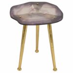 pieces you need from target big home nate berkus round gold accent table with marble top the waving pattern and blur hues contrasts sharp legs glass agate this side has natural 150x150