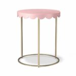 pillowfort scallop kids accent table target domino nursery dining room linens gear wall clock tall set metal small dark wood trunk coffee off white nightstand west elm media round 150x150