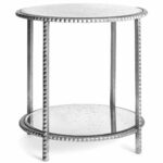 pin svz interior design napoli drive end tables table mirrored pyramid accent stud silver rock your room with this edgy beauty hand cast pottery barn bath country small kitchen 150x150
