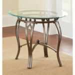 pin tina krause living rooms and room round glass accent table metal end creates piece that accents modern furnishings entries hallways steel wood tables nickel lamp home 150x150