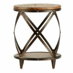 pinebrook round end table schneiderman furniture minneapolis accent paul with bbq built small wheels ikea ashley leather sofa unique wine racks antique low metal console garden 150x150
