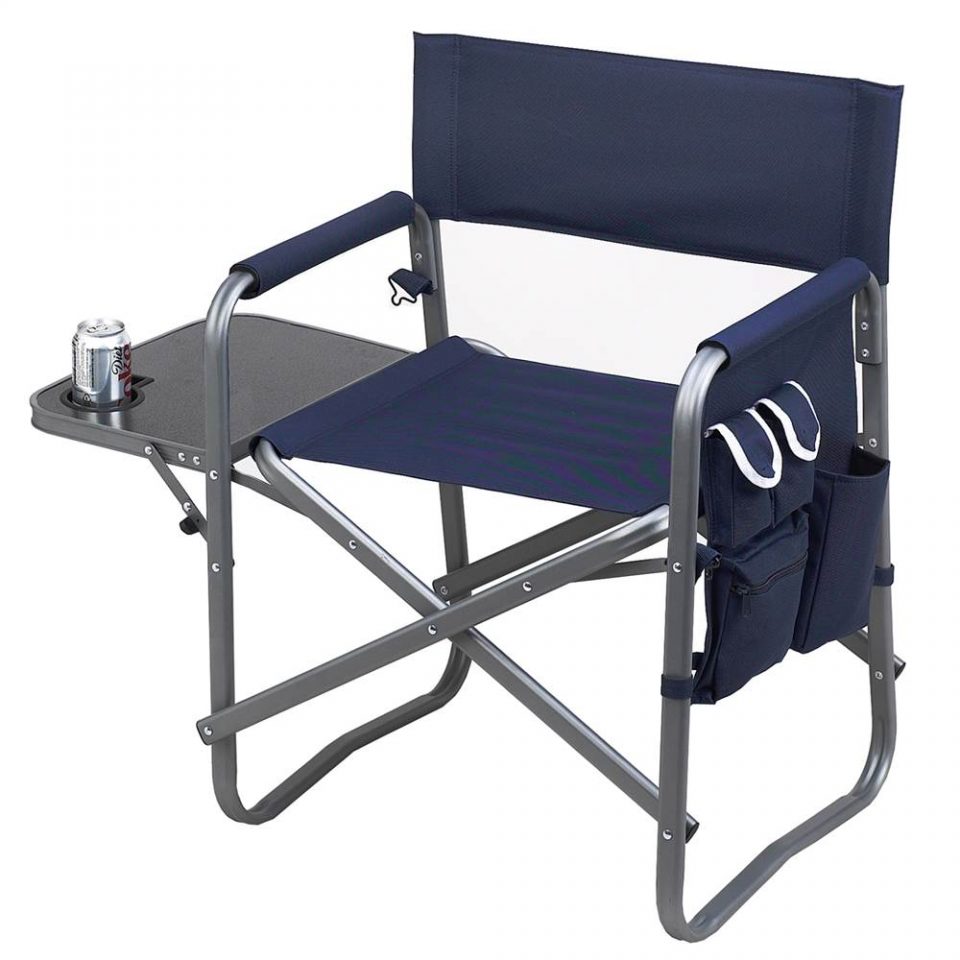 pink camo camping chair with side table and cooler topticketsinc deluxe sports navy blue directors swivel asda double attached outdoor outside patio cover adjustable furniture
