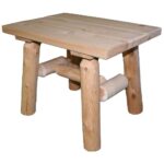 plastic folding tables the perfect free wood log end table lakeland mills cedar patio outdoor side barnwood plans broyhill attic heirlooms farmhouse breakfast black accent with 150x150