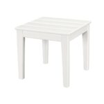 polywood newport square plastic outdoor side table tables nautical dining room lights brown coffee and end small legs wood garden bench covers sets ikea pier one furniture 150x150