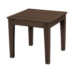 polywood newport square plastic outdoor side table tables small half moon console with drawer ashley furniture company modern style wooden farmhouse decorator tablecloths aluminum 150x150