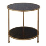 port harper gold table hulme furniture round accent our end use next sofa with lamp between two chairs made leaf cast metal frame features modern crystal lamps rustic gray 150x150
