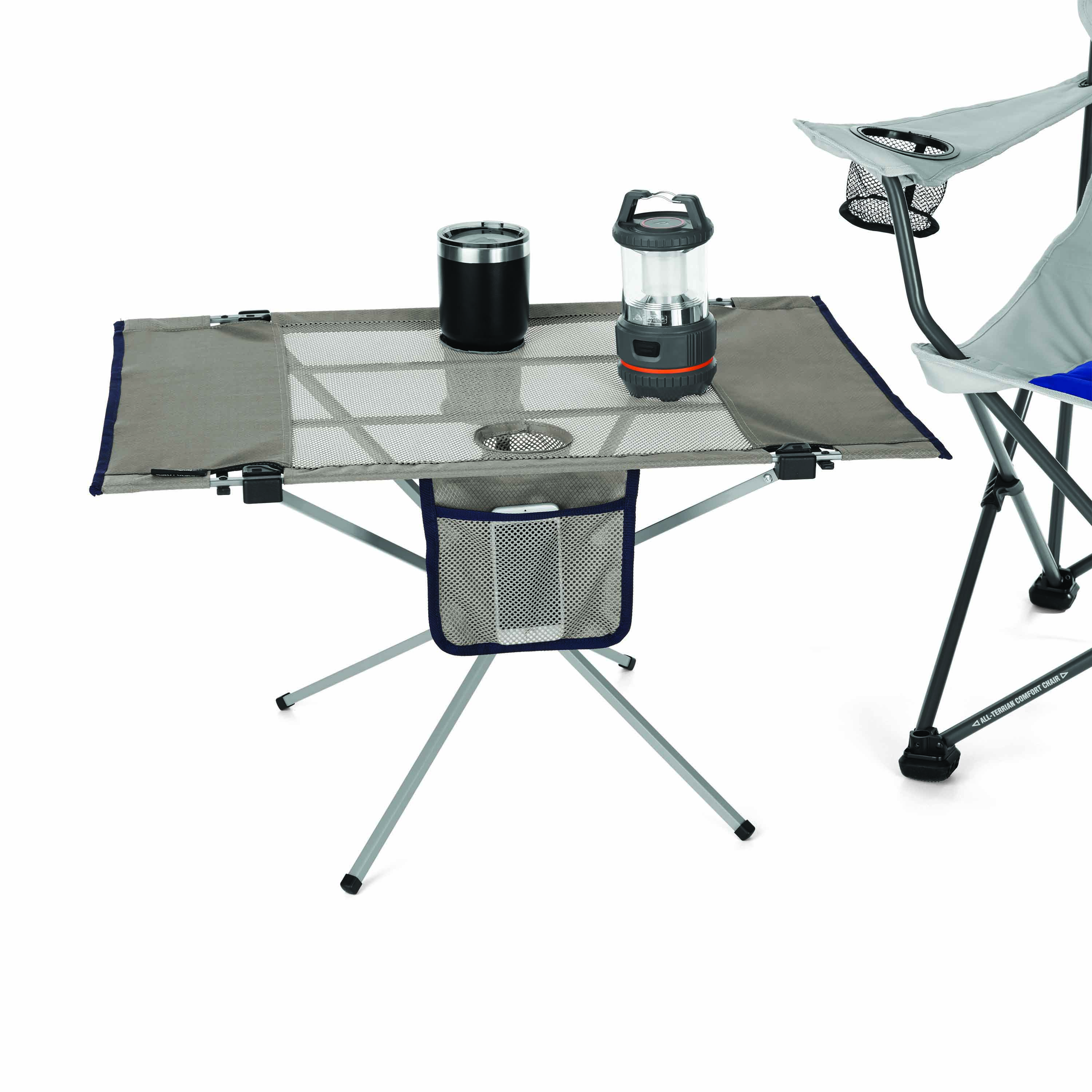 portable camping table folding coffee dining nic outdoor side ozark trail large drummer stool with backrest ikea fabric storage pottery barn wood desk tall narrow entryway address