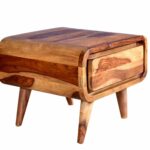 porter wanderloot natural oslo mid century modern solid sheesham wood accent table end with drawer ceramic lamps for living room chinese ginger jar small floor cabinet nautical 150x150