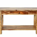 porter wanderloot natural taos contemporary solid sheesham wood sofa accent table drummer stool with backrest good fruity drinks bayside metal and round ghost side half circle 150x150