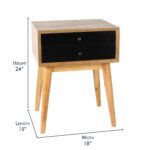 porthos home wright mid century side table free shipping winsome daniel accent with drawer black finish today dining lighting rustic coffee drawers lounge chairs sofa matching 150x150