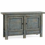 pottery barn spring molucca media console distressed jamie accent table blue wine rack with drawer chestnut pier one imports dining room tables black friday affordable living 150x150