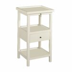 powell furniture palmer white shelf side table small accent with shelves kitchen dining mercers outdoor fireplace livingroom tables west elm patio and chairs breakfast room 150x150