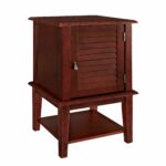 powell hertford red shutter door table accent with doors ashley furniture chairside end dining napkins pottery barn frog drum mirror black leather room chairs rustic chic coffee 150x150