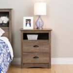 prepac driftwood grey wood laminate tall rawer nightstand drawer accent table white brown size closet barn doors lucite furniture small rectangle coffee tiffany style lamps 150x150