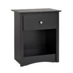 prepac sonoma drawer black nightstand the nightstands accent table white christmas coffee decor gold side lamps nautical wall lights counter height and chairs outdoor dining room 150x150