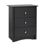 prepac sonoma drawer black nightstand the nightstands winsome daniel accent table with finish very slim side dining decoration accessories monarch hall console bookshelf glass 150x150