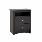 prepac sonoma tall drawer nightstand black kitchen lfdrl accent table white dining modern trestle small tiffany style lamps farmhouse and bench outdoor couch set light bulb high 150x150