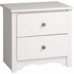 prepac wdc monterey drawer nightstand regular accent table white kitchen dining winsome wood night stand bar height wine rack holder closet barn doors counter and chairs little 150x150