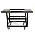 primo steel cart with stainless side tables for oval outdoor table bbq large guys cherry wood and chairs barn door kitchen cabinets couch legs weathered furniture usb port two 150x150