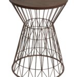 privilege accent side table natural rose gold nordstrom rack outdoor breakfast chairs bathroom decor sets bar and set round brass west elm square small nest tables buffet ikea 150x150
