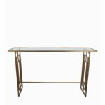 privilege gold finish iron accent console table free shipping today glass bedside square legs bohemian coffee seaside themed lighting black nightstand lucite waterfall funky end 150x150