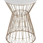 privilege home decor white gold accent table nordstrom rack mirrored cube side vinyl tablecloth small industrial coffee half round hall glass console clear acrylic sofa inch wood 150x150