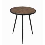 privilege large round accent table featuring wood top with metal body free shipping today pier one imports clearance furniture mirrored end very small coffee ikea narrow pine 150x150