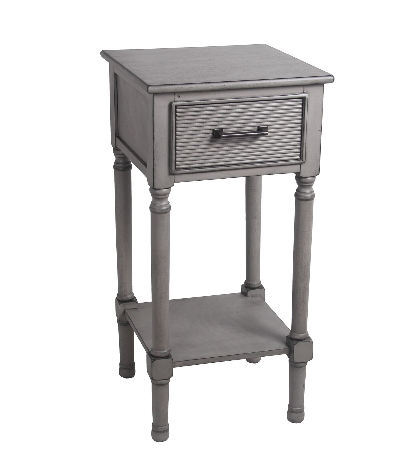 privilege transitional wood accent table with gray finish small red side pipe desk wedding reception decorations concrete top dining room tall nautical lamp living armchair pier