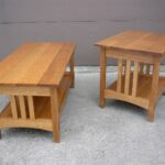 probably outrageous nice oak coffee and end table sets mira handmade quartersawn mission style custom made tall skinny tables small oval side office furniture slim glass floor 150x150
