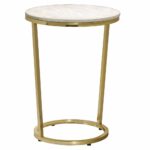 pulaski emory marble top round accent table glass hover zoom kitchen trolley kmart minotti furniture beach pottery barn reclaimed wood coffee living room counter height legs black 150x150