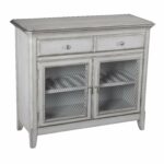 pulaski farmhouse accent cabinet kitchen dining white table round outdoor tablecloth distressed side lucite kade carmen metal ikea wooden storage shelves pier wall decor clearance 150x150