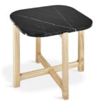 quarry end table viesso nero marble base accent vintage furniture sydney wood drum wall clock cute round tablecloths bunnings outdoor lounge settings front door threshold fine 150x150