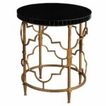 quatrefoil accent table antiqued gold leaf mathis brothers kids furniture ashley company stacking end tables small short folding outdoor coffee white round tray wide side lifetime 150x150