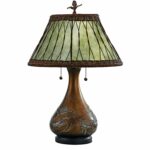 quoizel two light table lamptable lamp mica oriental accent lamps soft shade small green wood and steel side nautical theme bathroom chairs white mats pottery barn metal 150x150
