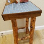 reclaimed wood driftwood glass tile end and accent table fullxfull perfect blend beach rustic style small chrome side door console cabinet retro patio chair covers target kids 150x150