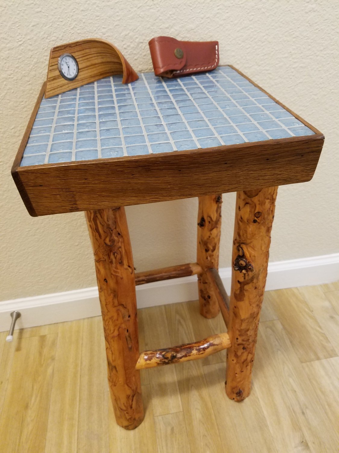 reclaimed wood driftwood glass tile end and accent table fullxfull perfect blend beach rustic style small chrome side door console cabinet retro patio chair covers target kids