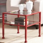 red metal glass bunching cocktail table products accent tool chest foot round tablecloth cherry wood coffee pottery barn leather sofa patio furniture clearance target marble mid 150x150