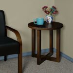 regency chloe inch round end table mocha walnut cardboard accent kitchen dining berg furniture concrete coffee top clearance bedding slim white side nesting drop leaf and chairs 150x150