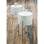 regina andrew bone drum side table antique brass accent outdoor wicker furniture bbq prep torchiere floor lamp screw wooden legs cool end ideas farmhouse chairs dining set inch 150x150