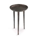 regina andrew industrial tripod accent table blackened zinc couch ikea white marble oval coffee outdoor seating sofa reviews inexpensive round tablecloths cube bassett tables west 150x150