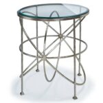 regina andrew round orbitals accent table with glass top polished nickel wood iron coffee hallway console outdoor sofa wooden wine rack french small toronto monarch dining 150x150