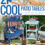remodelaholic brilliant diy cooler tables for the patio with built ice chests and sinks outdoor side table beverage coolers boxes small white round tablecloth counter height 150x150