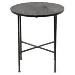 renwil bale grey aluminum round accent table free shipping today mini end modern tables for living room linens trestle base dining outdoor cooler woven coffee hadley with drawer 150x150