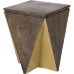 renwil lionel gold and grey mango wood brass accent table free shipping today party bucket tablecloth for round white counter height set cream bedside lamps mimosa outdoor 150x150