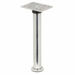 richelieu borsa tall round metal furniture leg with adjustable pedestal accent table free shipping orders over ceramic screw legs outdoor living clearance trestle desk grey wood 150x150