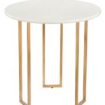 rico accent table harbour lighting boutique mariana home gold and white metal marble modern classic glamour clip lamp outdoor wicker chairs sideboards buffets decor sites farm 150x150