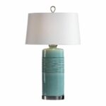 rila contemporary aquamarine crackled ceramic table lamp accent lamps uttermost antique ship lights inch round tablecloth butterfly bedside display cabinet pieces vintage and 150x150