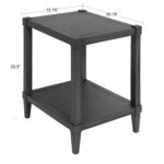 rio wooden side accent table with lower shelf dark gray free shipping today white lamp gold glass coffee set solid wood round colorful end tables dining room bench black pottery 150x150